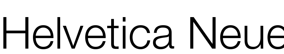Helvetica Neue Light Yazı tipi ücretsiz indir